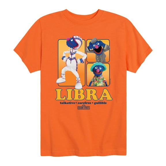 Sesame Street - Grover Libra - Toddler and Youth Short Sleeve Graphic T-Shirt
