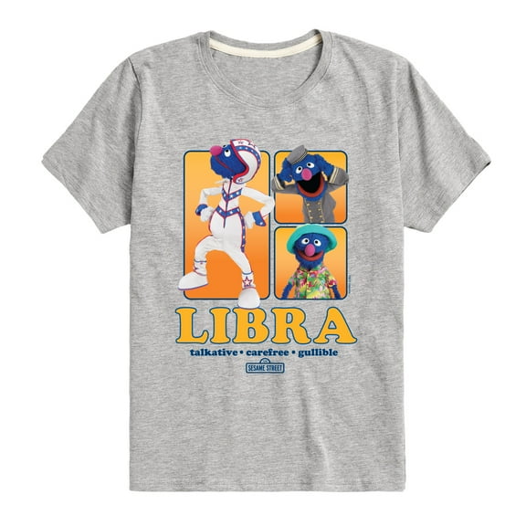 Sesame Street - Grover Libra - Toddler and Youth Short Sleeve Graphic T-Shirt