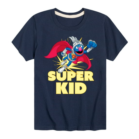 Sesame Street - Grover Super Kid - Toddler and Youth Short Sleeve Graphic T-Shirt