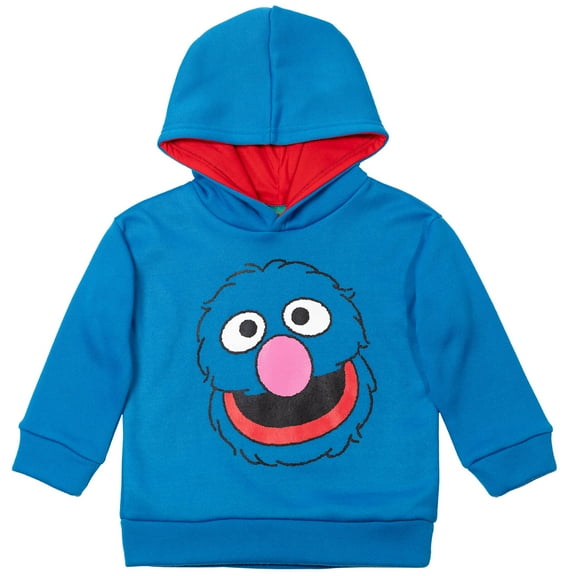 Sesame Street Grover Toddler Boys Fleece Pullover Hoodie Infant to Toddler