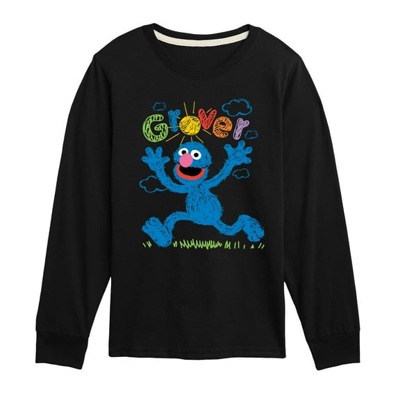 Sesame Street - Grover - Toddler and Youth Long Sleeve T-Shirt
