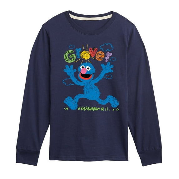 Sesame Street - Grover - Toddler and Youth Long Sleeve T-Shirt