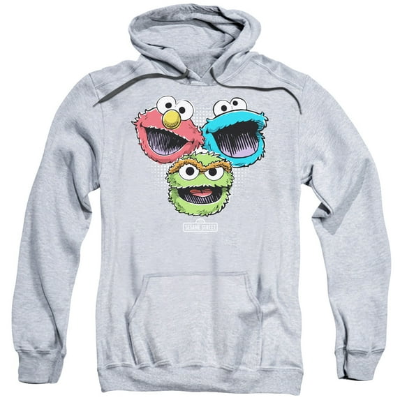 Sesame Street - Halftone Heads - Pull-Over Hoodie - X-Large