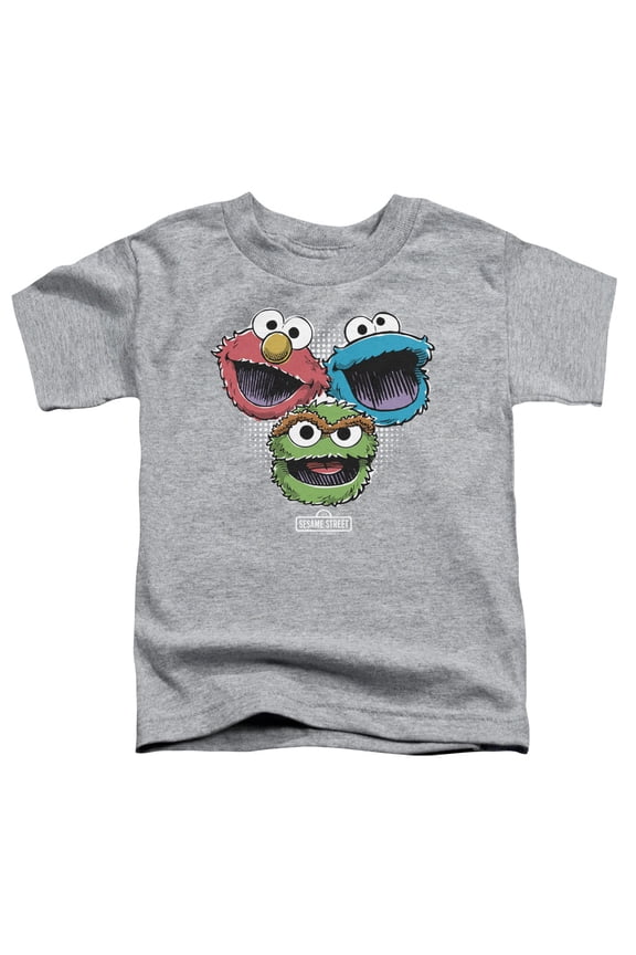 - Halftone Heads - Toddler Short Sleeve Shirt - 4T