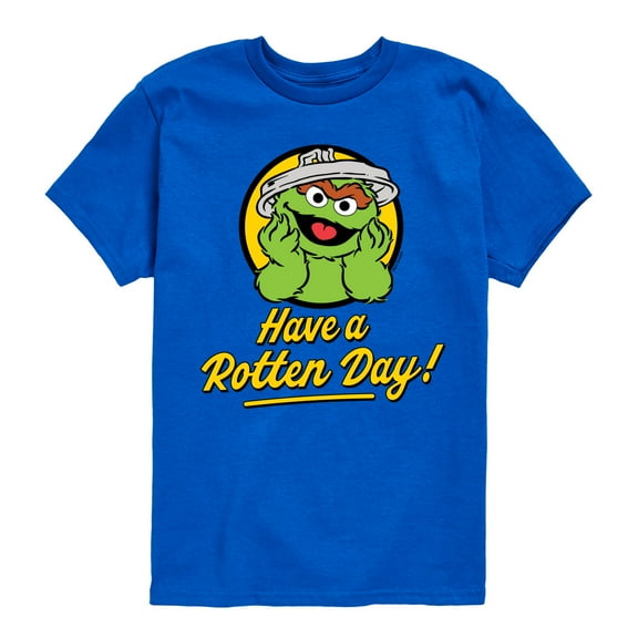 Sesame Street - Have A Rotten Day - Toddler and Youth Short Sleeve Graphic T-Shirt