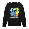thumbnail image 1 of Sesame Street - Hello Neighbor - Toddler and Youth Long Sleeve T-Shirt, 1 of 4