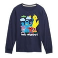 thumbnail image 1 of Sesame Street - Hello Neighbor - Toddler and Youth Long Sleeve T-Shirt, 1 of 4
