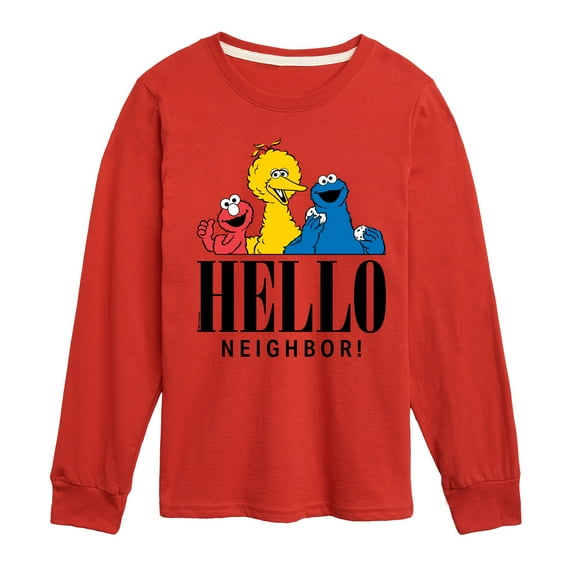 Sesame Street - Hello Neighbor - Toddler and Youth Long Sleeve T-Shirt