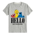 thumbnail image 1 of Sesame Street - Hello Neighbor - Toddler and Youth Short Sleeve Graphic T-Shirt, 1 of 5