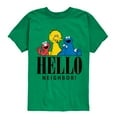 thumbnail image 1 of Sesame Street - Hello Neighbor - Toddler and Youth Short Sleeve Graphic T-Shirt, 1 of 5