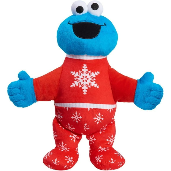 Sesame Street Cookie Monster Plush (Holiday Sweater)