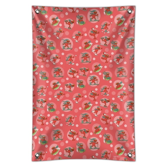 Sesame Street Holiday Elmo Pattern Home Business Office Sign