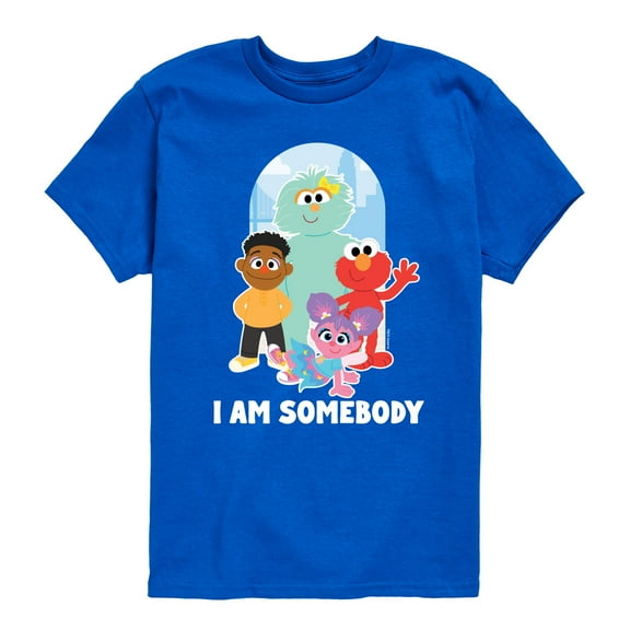 Sesame Street - I Am Somebody - Toddler and Youth Short Sleeve Graphic T-Shirt