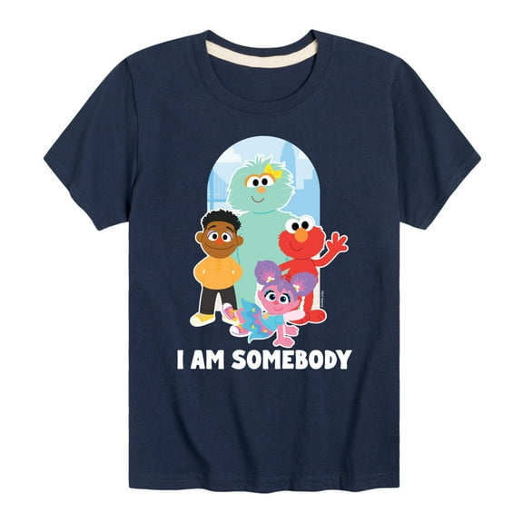 Sesame Street - I Am Somebody - Toddler and Youth Short Sleeve Graphic T-Shirt