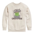thumbnail image 1 of Sesame Street - I Could Be Grouchier Oscar -Toddler Crew Fleece Sweatshirt, 1 of 3