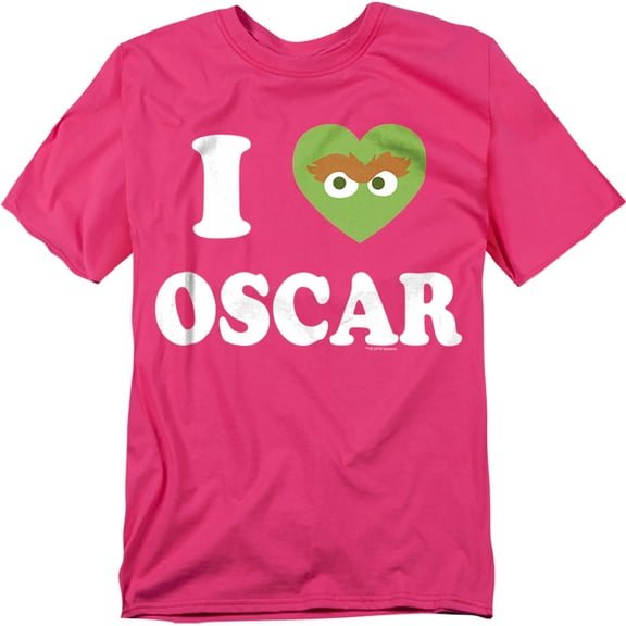 Sesame Street T-Shirt I Heart Oscar Unisex Graphic Tee For Men & Women