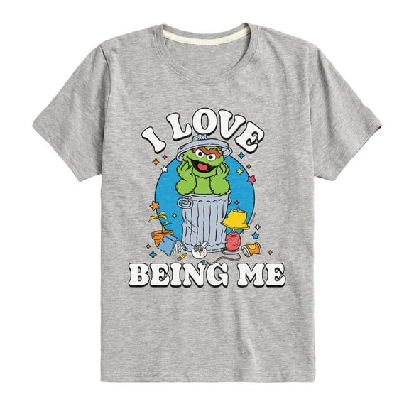 Sesame Street - I Love Being Me Oscar - Toddler and Youth Short Sleeve Graphic T-Shirt
