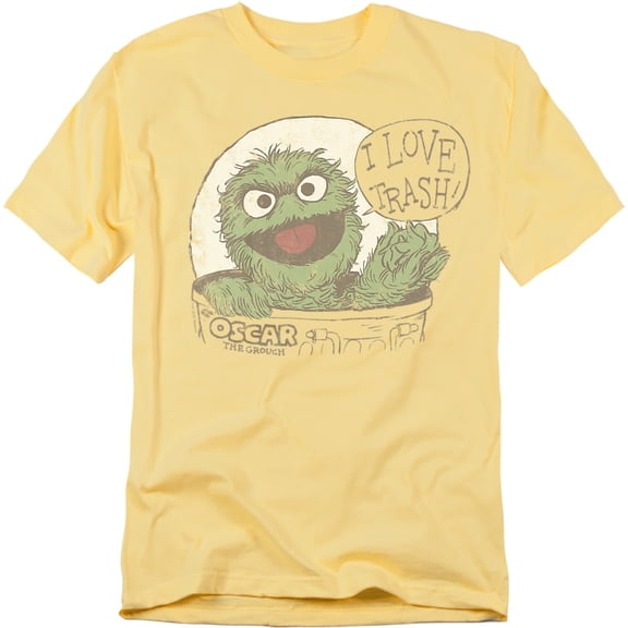 Sesame Street T-Shirt I Love Trash Unisex Graphic Tee For Men & Women