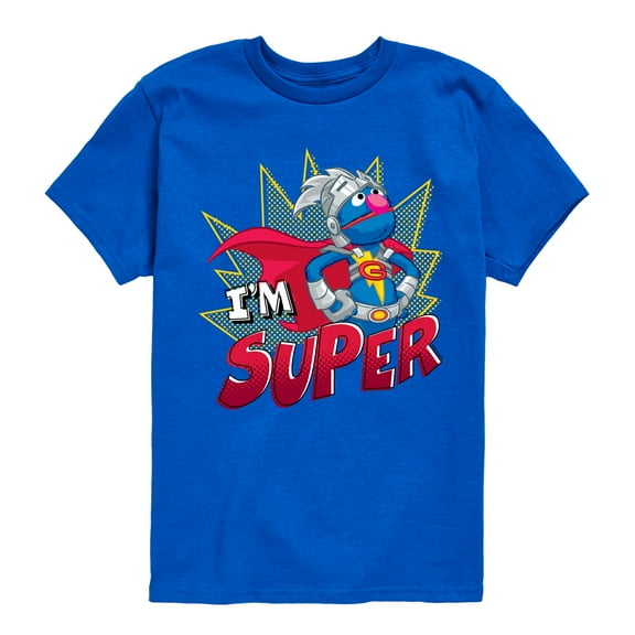 Sesame Street - Im Super - Toddler and Youth Short Sleeve Graphic T-Shirt