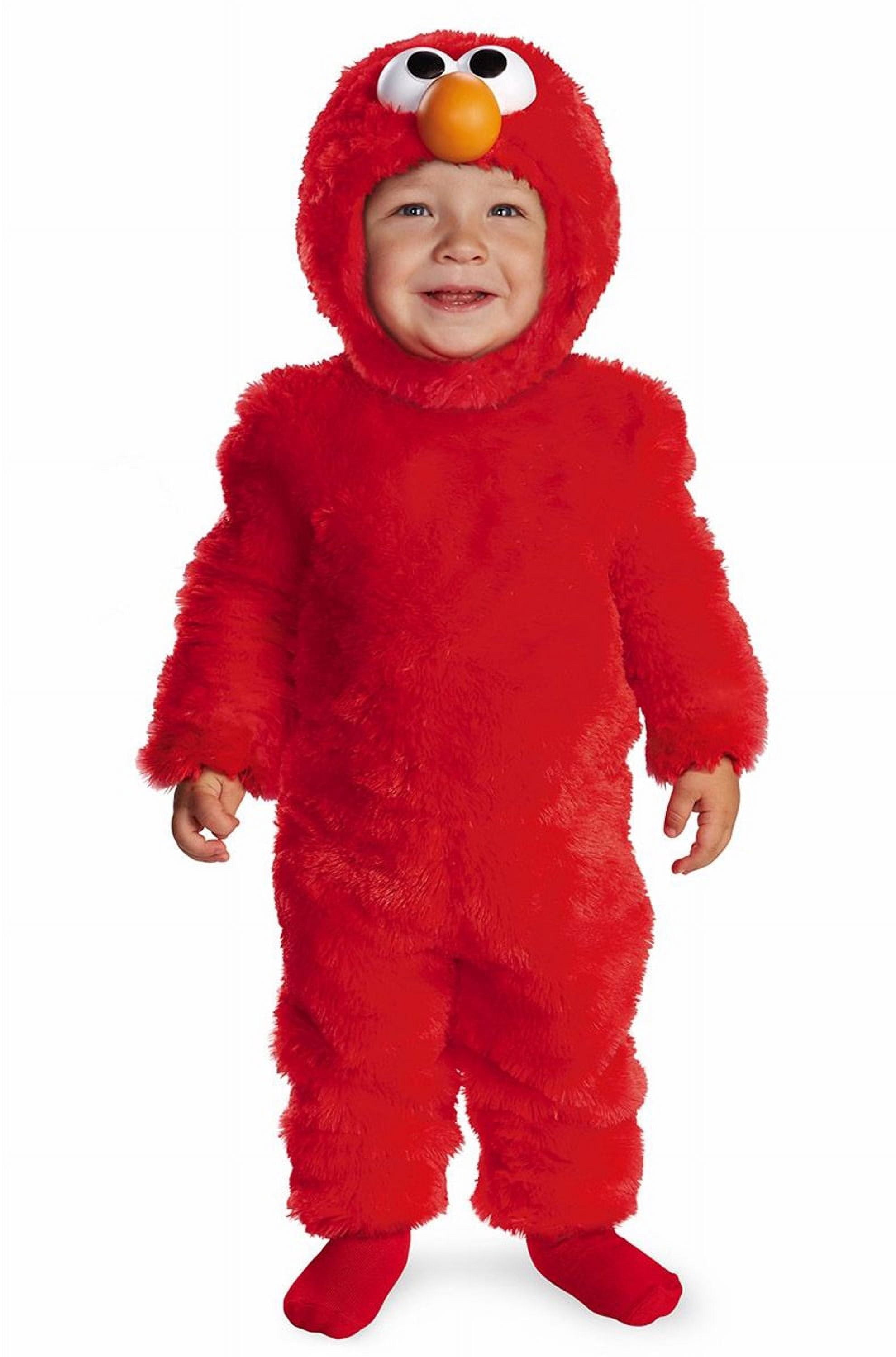 Sesame Street Infant Boys Girls Elmo Hooded Vest Halloween Costume 12