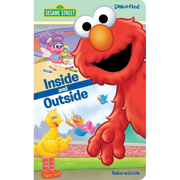 Sesame Street: Inside and Outside Look and Find Take-A-Look Book, (Board Book)