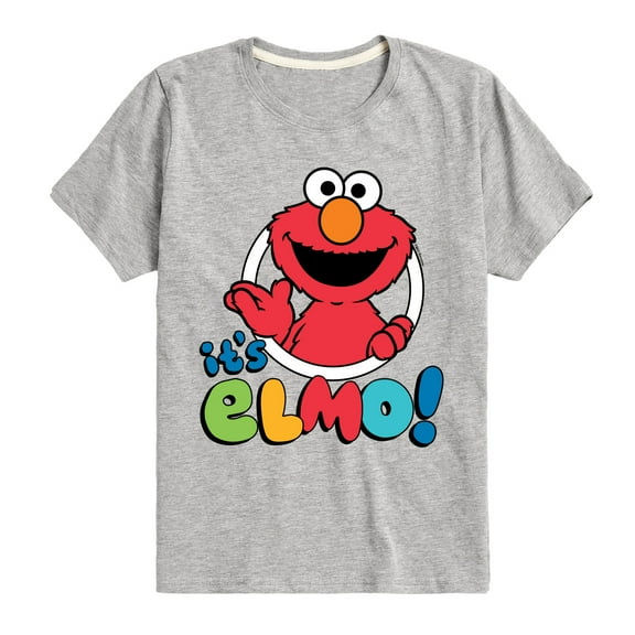Sesame Street - Its Elmo - Toddler and Youth Short Sleeve Graphic T-Shirt