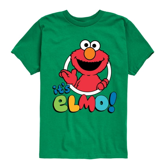 Sesame Street - Its Elmo - Toddler and Youth Short Sleeve Graphic T-Shirt