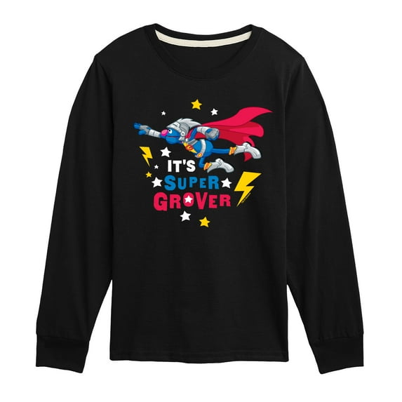 Sesame Street - Its Super Grover - Toddler and Youth Long Sleeve T-Shirt
