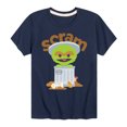 thumbnail image 1 of Sesame Street - Kawaii Oscar - Toddler and Youth Short Sleeve Graphic T-Shirt, 1 of 5