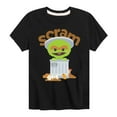 thumbnail image 1 of Sesame Street - Kawaii Oscar - Toddler and Youth Short Sleeve Graphic T-Shirt, 1 of 5