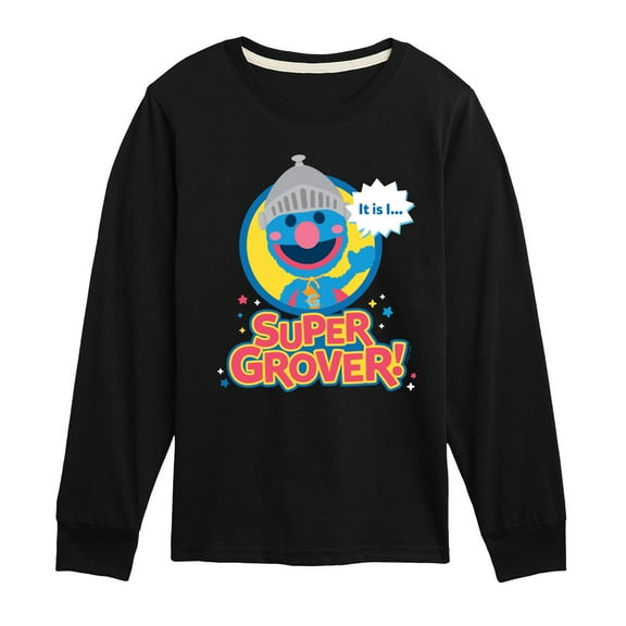 Sesame Street - Kawaii Super Grover - Toddler and Youth Long Sleeve T-Shirt