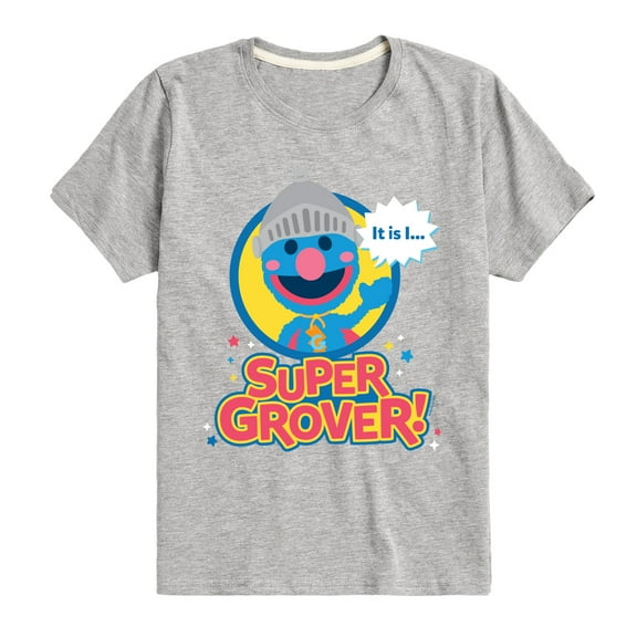 Sesame Street - Kawaii Super Grover - Toddler and Youth Short Sleeve Graphic T-Shirt