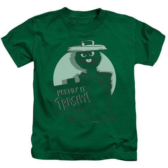Sesame Street - Keepin It Trashy - Juvenile Short Sleeve Shirt - 4