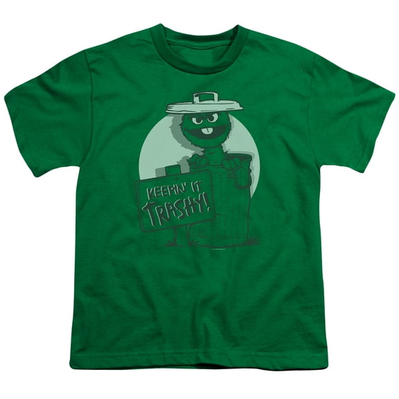 Sesame Street - Keepin It Trashy - Youth Short Sleeve Shirt - Small