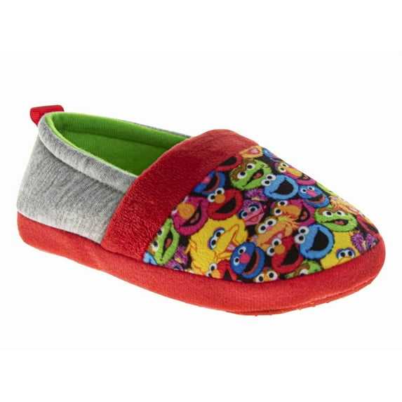 Sesame Street Kids All Your Friends Dual Sizes Slippers. (Toddler Little Kids)Multicolorr, Size: 3-4
