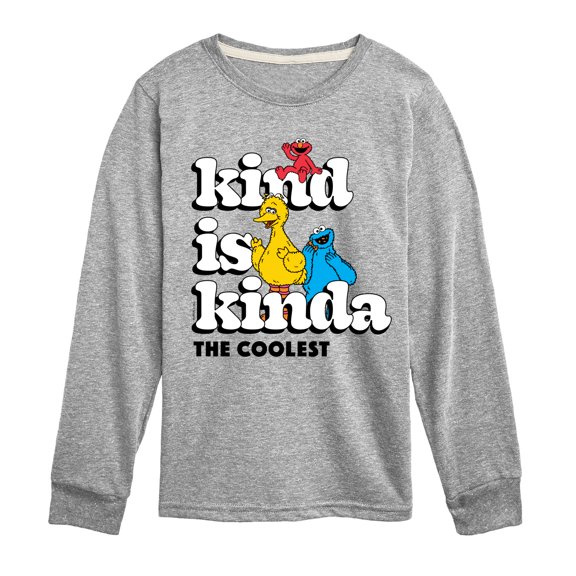 Sesame Street - Kind Kinda The Coolest - Toddler and Youth Long Sleeve T-Shirt