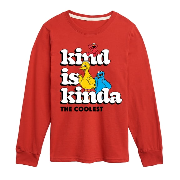 Sesame Street - Kind Kinda The Coolest - Toddler and Youth Long Sleeve T-Shirt