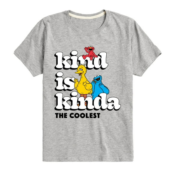 Sesame Street - Kind Kinda The Coolest - Toddler and Youth Short Sleeve Graphic T-Shirt