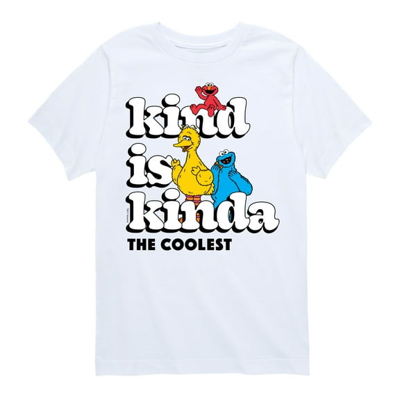Sesame Street - Kind Kinda The Coolest - Toddler and Youth Short Sleeve Graphic T-Shirt