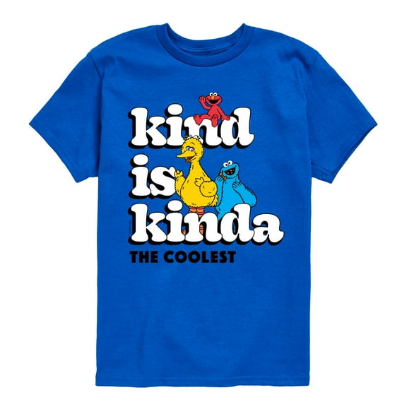 Sesame Street - Kind Kinda The Coolest - Toddler and Youth Short Sleeve Graphic T-Shirt