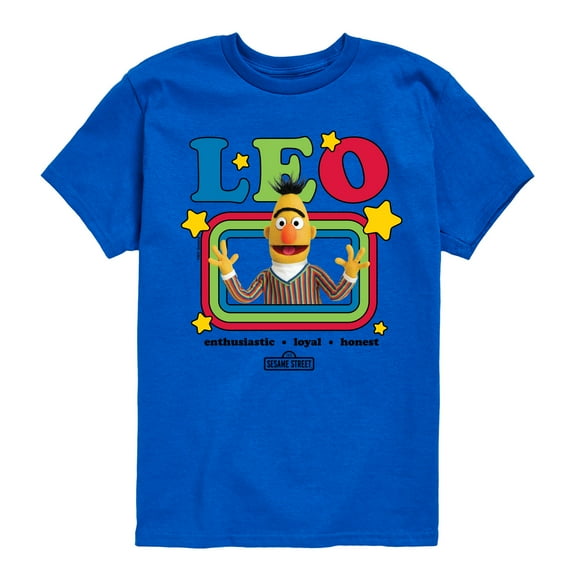 Sesame Street - Leo Bert - Toddler and Youth Short Sleeve Graphic T-Shirt