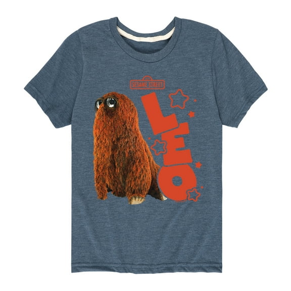 Sesame Street - Leo Snuffleupagus - Toddler and Youth Short Sleeve Graphic T-Shirt