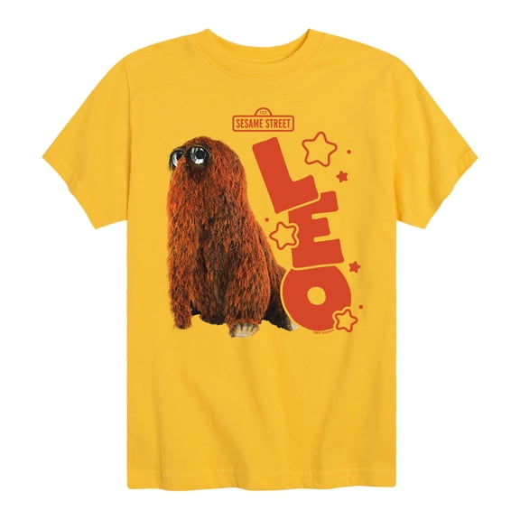 Sesame Street - Leo Snuffleupagus - Toddler and Youth Short Sleeve Graphic T-Shirt