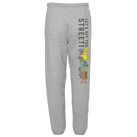 Sesame Street Let'S Hit The Street Unisex Jogger Sweatpants for Men and Women