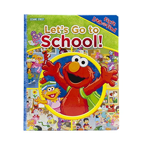 Pre-Owned Sesame Street: Let's Go to School! First Look and Find (Board Book)
