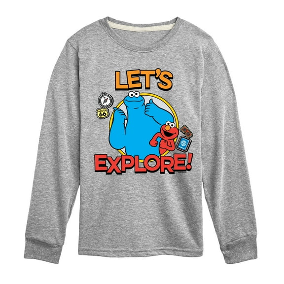 Sesame Street - Lets Explore - Toddler and Youth Long Sleeve T-Shirt