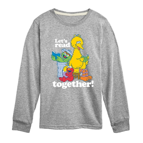 Sesame Street - Lets Read Together - Toddler and Youth Long Sleeve T-Shirt