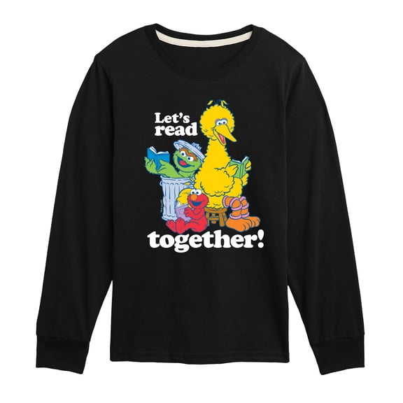 Sesame Street - Lets Read Together - Toddler and Youth Long Sleeve T-Shirt