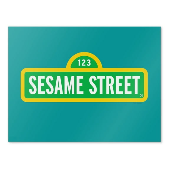 Sesame Street Logo Home Business Office Sign