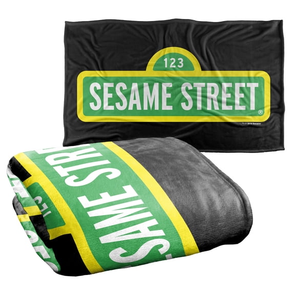 Sesame Street Logo Officially Licensed Silky Touch Super Soft Throw Blanket 36" x 58"